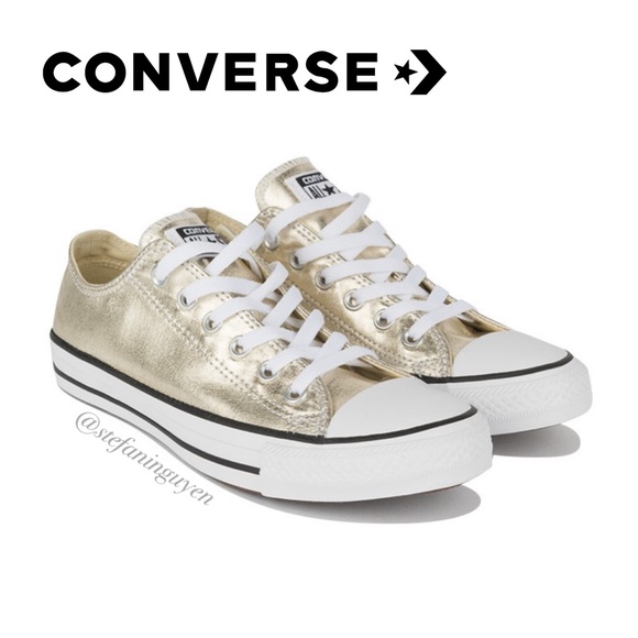 🆕 Converse Metallic Gold CTAS Sneakers - Picture 7 of 7
